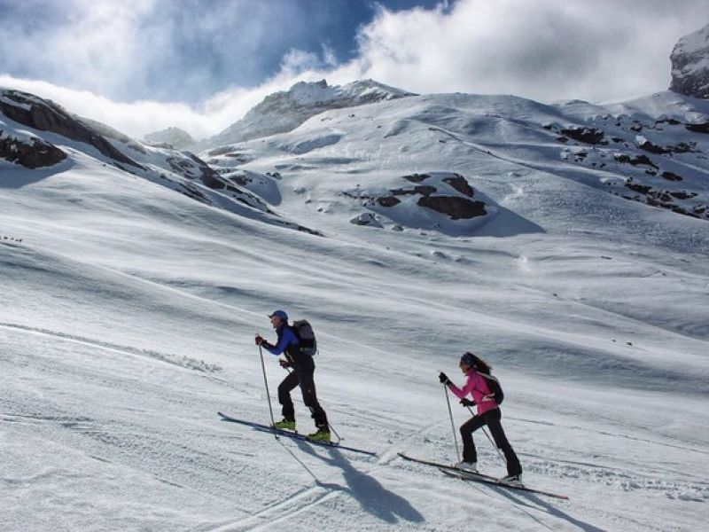 Ski alpinisme avec La Bessannaise - Col d'Arnès (Bessans) en ski de randonnée